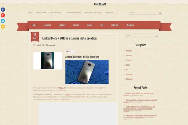 morgam.com site used Retropress