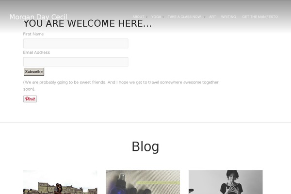 Purpose theme site design template sample