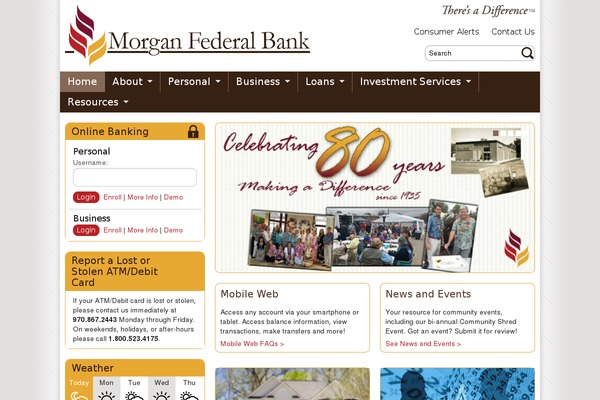 Site using Banksite-slider plugin