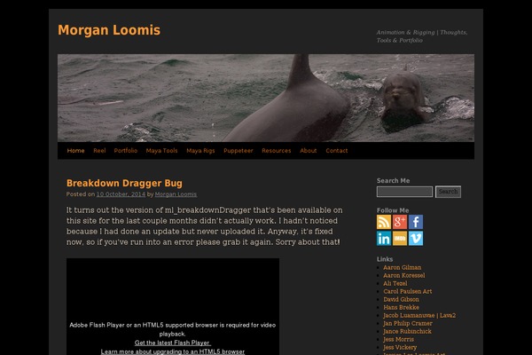 Site using Flickr Gallery plugin