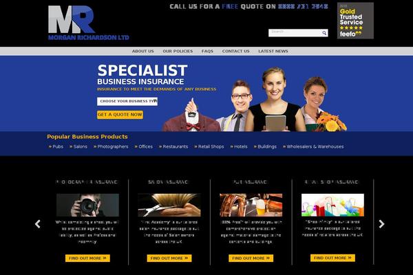 Site using Testimonials Slider plugin