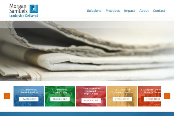Revolution theme site design template sample