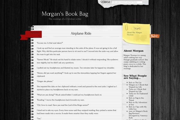 Anarcho Notepad theme site design template sample