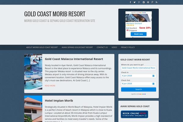 Modern Estate theme site design template sample