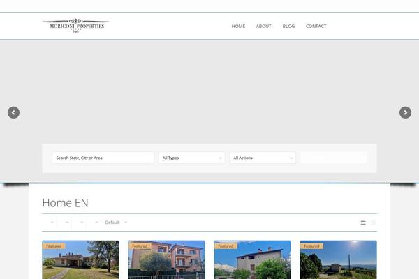 WP Residence theme site design template sample