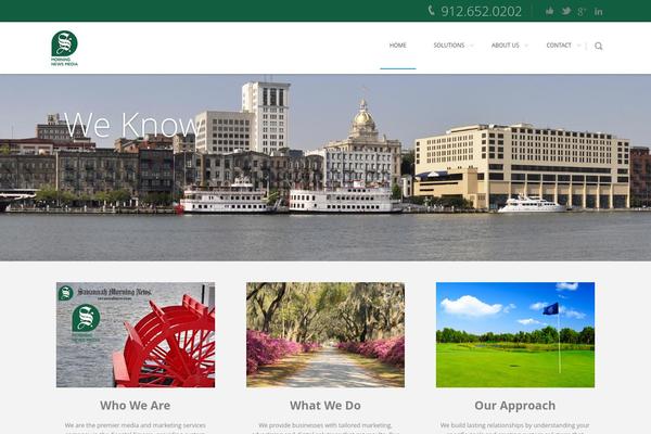 Circles theme site design template sample