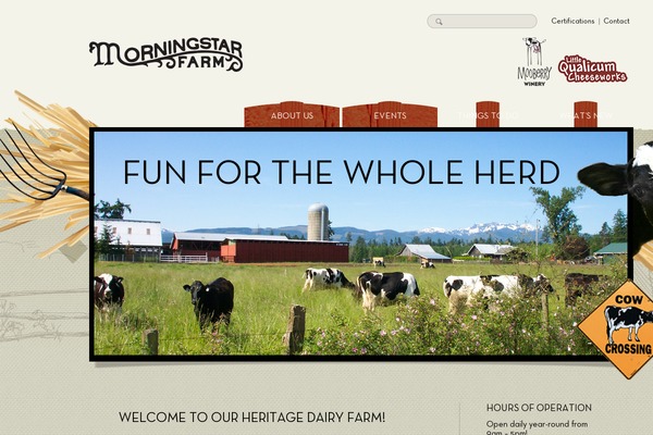 morningstarfarm.ca site used Morningstartheme