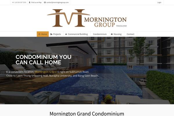 Highend theme site design template sample