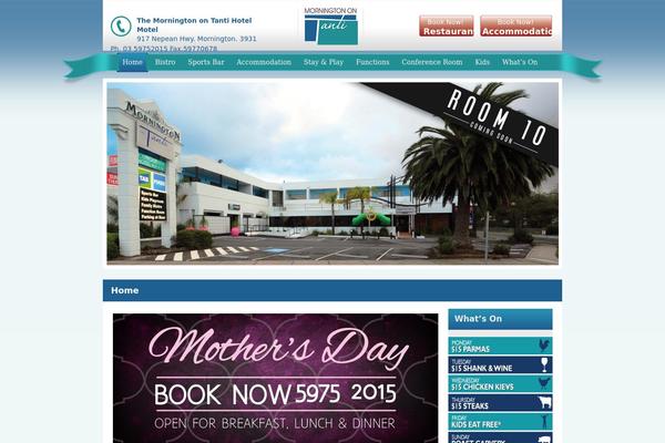 Bistro theme site design template sample
