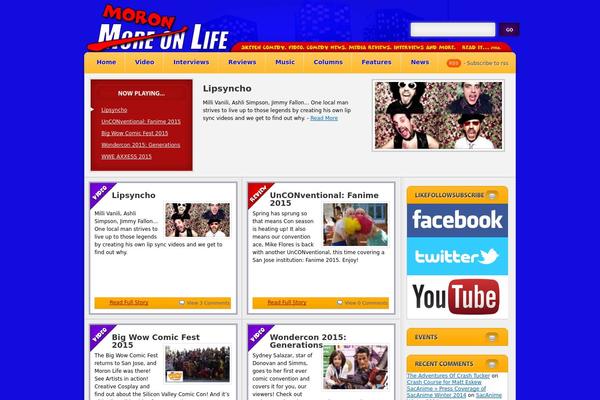 Newspress theme site design template sample