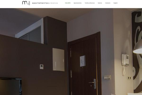 Immersion theme site design template sample