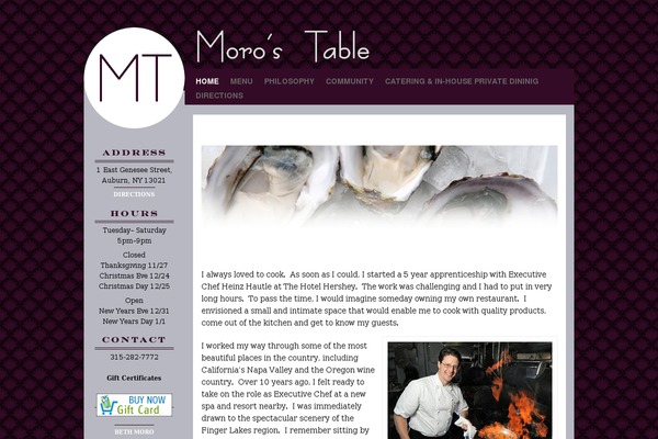 morostable.com site used Gluttony