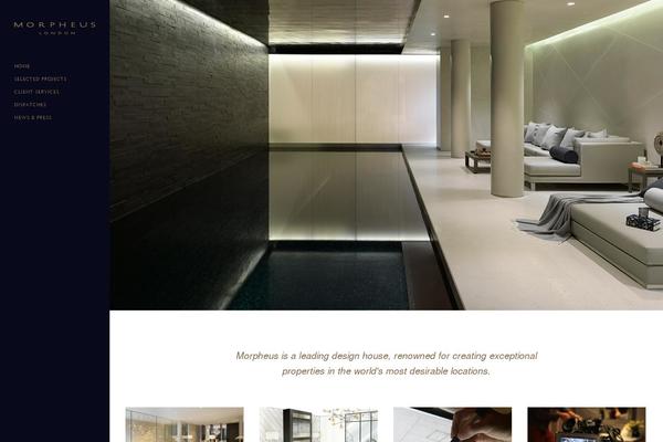 Morpheus theme site design template sample