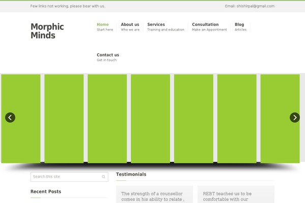 Robust theme site design template sample