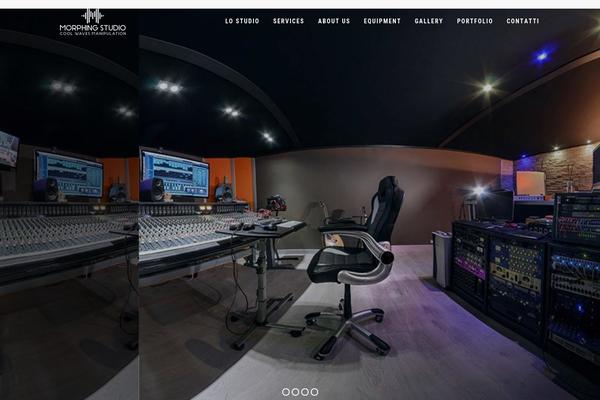 Tune theme site design template sample