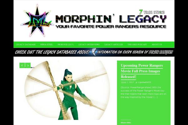 Merlin theme site design template sample