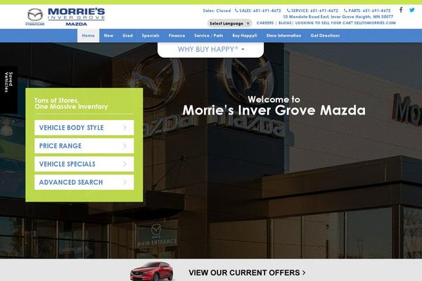 morriesinvergrovemazda.com site used Dealer Inspire common