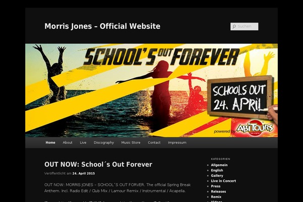 Site using iTunes Preview Widget plugin