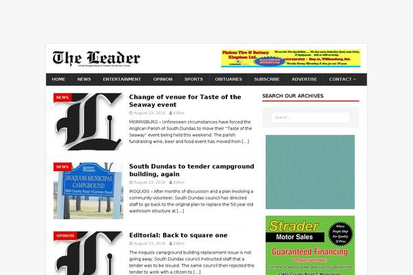 morrisburgleader.ca site used MH Magazine