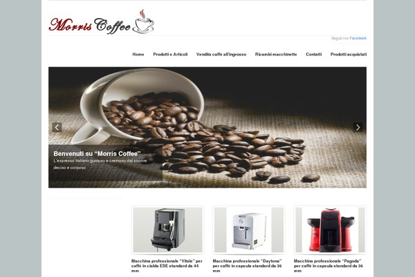 morriscoffee.it site used Workspace