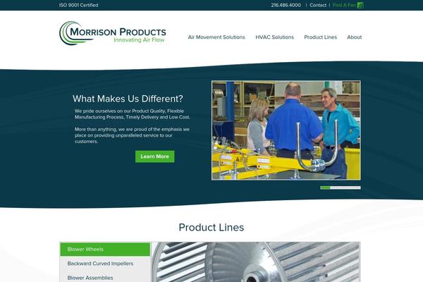 morrisonproducts.com site used Morrison