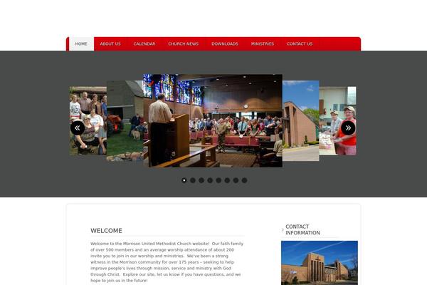 Enterprise theme site design template sample
