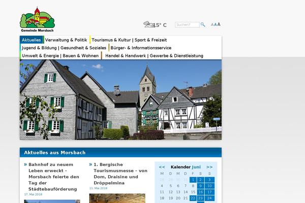 Site using Simple Responsive Slider plugin