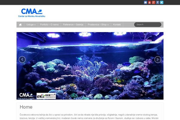 Site using iFeature Slider plugin