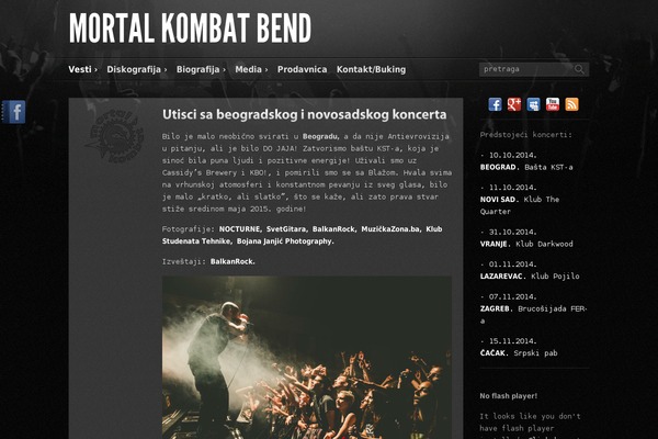 mortalkombatbend.com site used Fast Blog