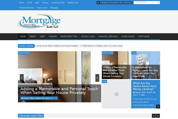 SaladMag theme site design template sample