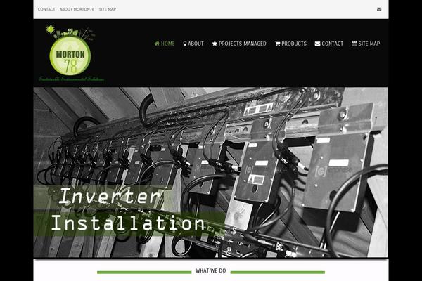 Hub theme site design template sample