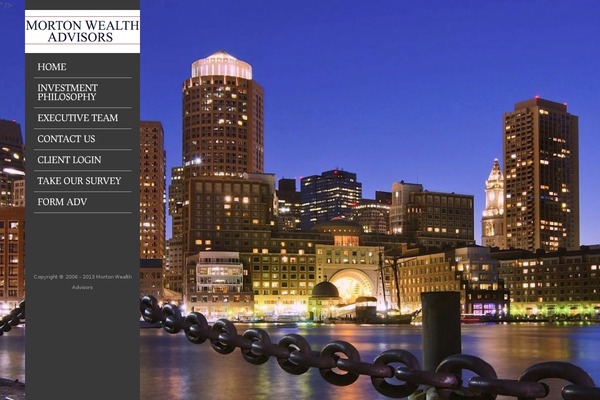 mortonfin.com site used Wordpress-theme-black-white
