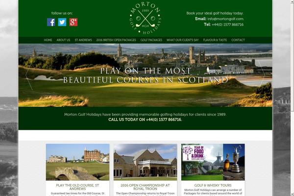 mortongolf.com site used Morton