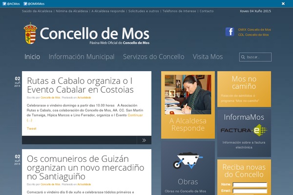 Mos theme site design template sample
