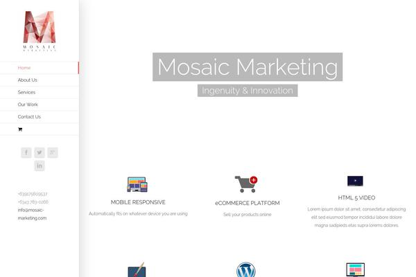 Maishawp theme site design template sample