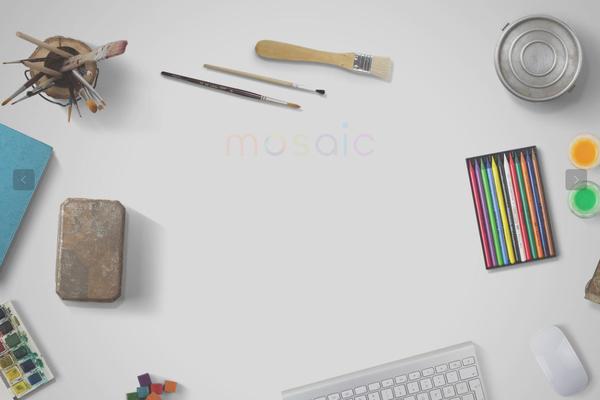 Mosaic theme site design template sample