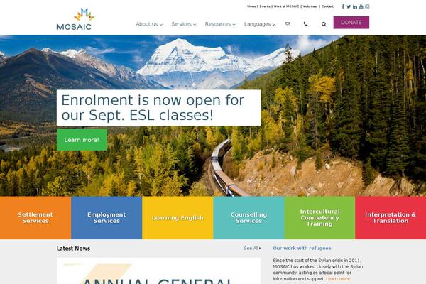 mosaicbc.com site used Strukture