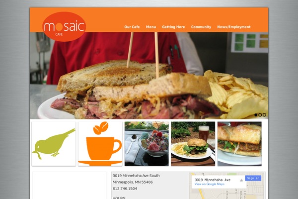 Bottega theme site design template sample