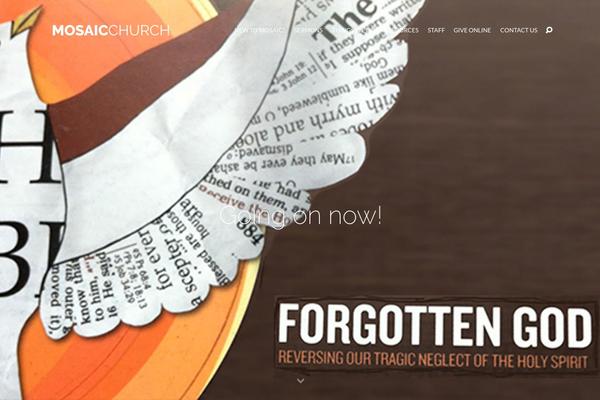 Maranatha theme site design template sample