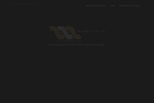 Mosaic theme site design template sample