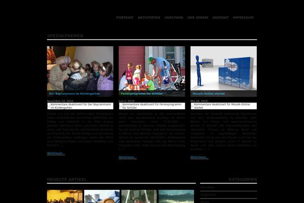 Equilibrium theme site design template sample