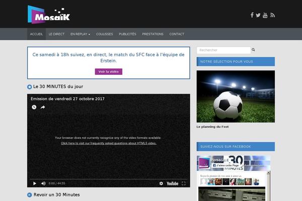 VideoTube theme site design template sample