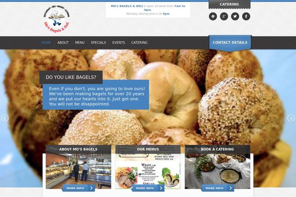 Bistro-responsive_foodie_app-theme theme site design template sample