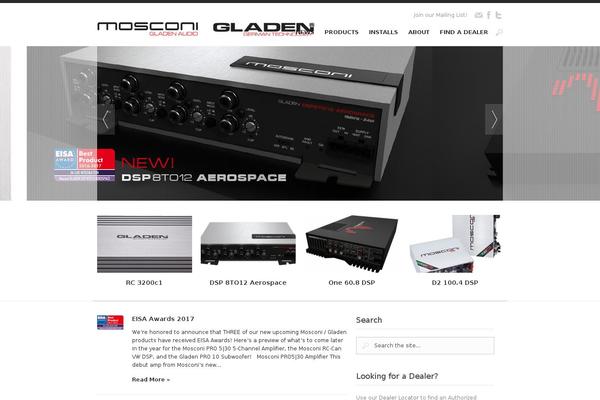 Blocked theme site design template sample