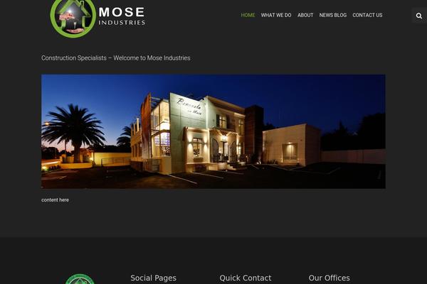mose-industries.com site used Yoo_gusto_wp