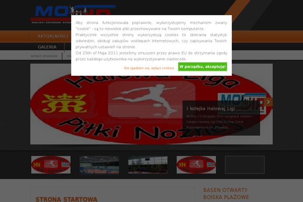 Site using EU Cookie Law Compliance plugin