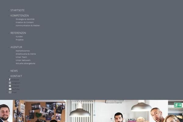 Kalium theme site design template sample