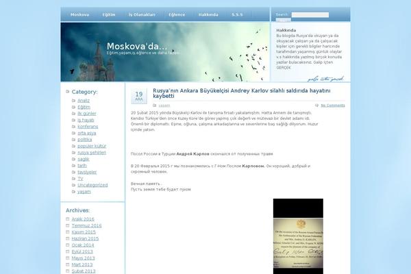 Cloudy theme site design template sample