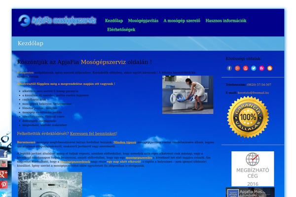 iCompany theme site design template sample