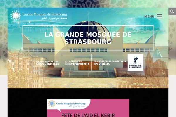 Site using Parallax Scroll plugin